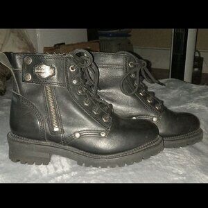 NWOT - HARLEY-DAVIDSON LEATHER BOOTS - 6.5